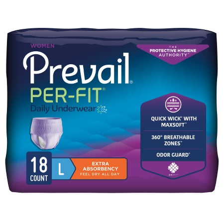 Female Adult Absorbent Underwear Prevail® Per-Fit® Women