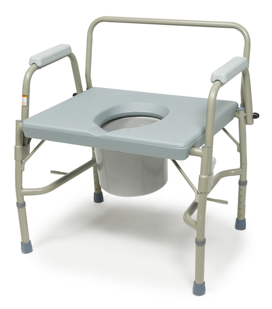 Imperial Collection 3-in-1 Steel Drop Arm Commode