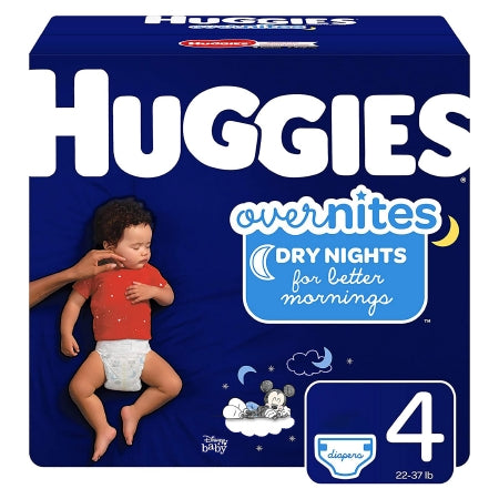 Unisex Baby Diaper Huggies® Overnites Size 4 Disposable Heavy Absorbency