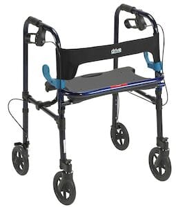 Walker Clever Lite Folding ADL 8" CSTRS